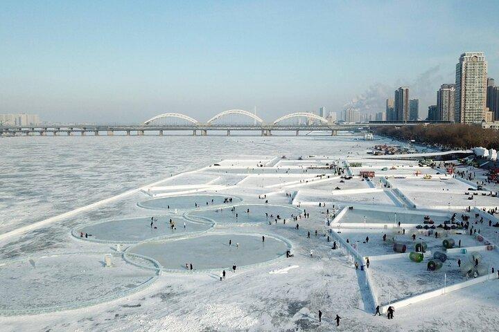 3 timers Harbin Frozen Songhua River Sightseeing