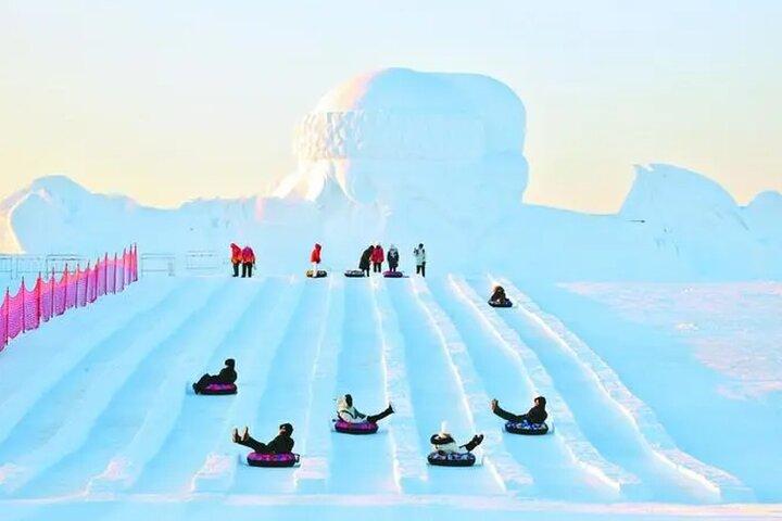 Excursion privée d'une journée au parc d'attractions Harbin Ice and Snow Carnival