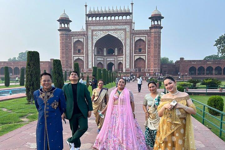 Private Same Day Taj Mahal Tour von Jaipur – All Inclusive