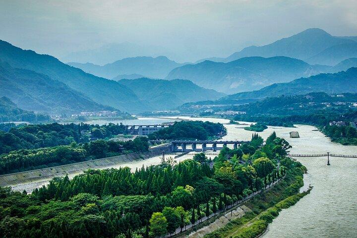 都江堰半日観光,中秋華,青涙夜景