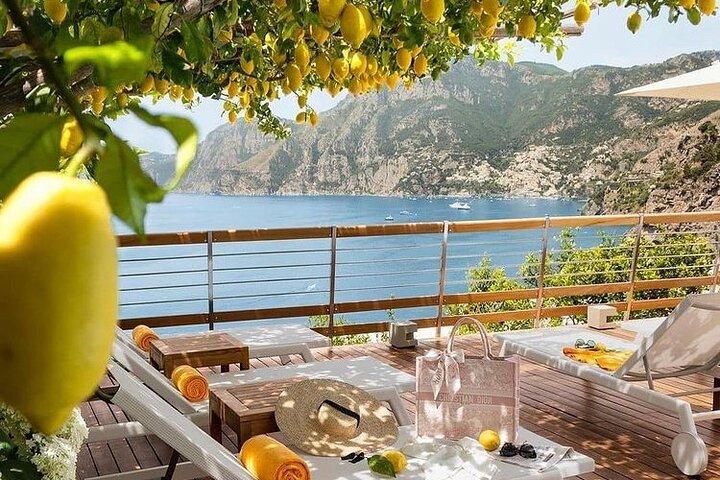 Positano, Amalfi e Pompei tour privato con minivan e guida