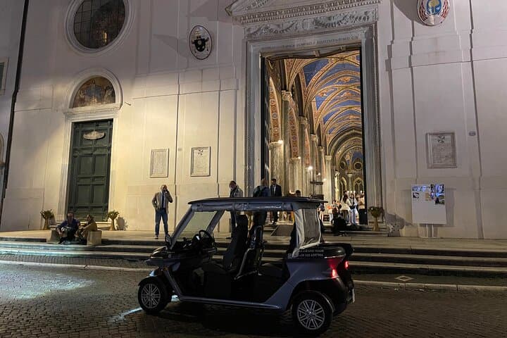 Rome by Night Private Golf Cart Tour