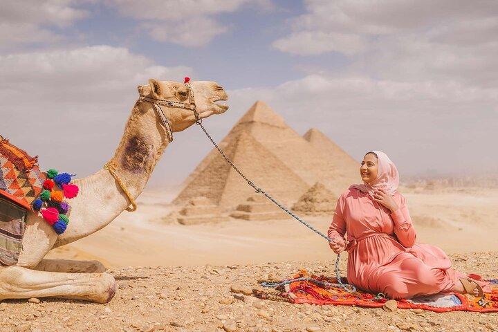 Giza Pyramids Sphinx privat rundtur med en kamerafotograf