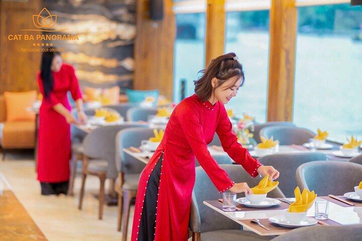 Cat Ba eiland: Dagtour Lan Ha Bay met luxe cruise