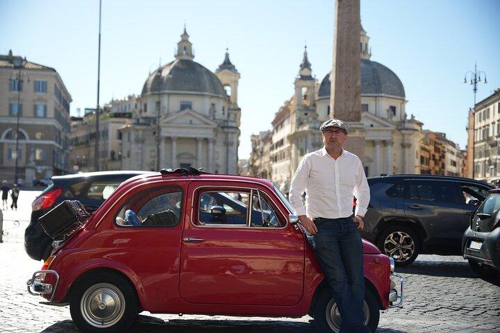 Tour della Fiat 500 d'epoca a Roma