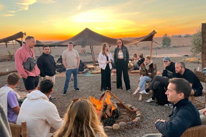 Agafay Desert Tour and Sunset Camel Ride with Dinner Show