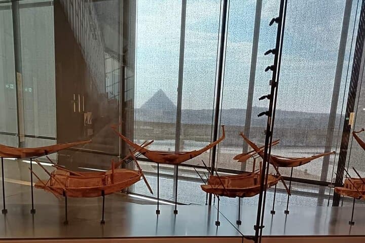 Grand Egyptian Museum, King Tut, Solar Boat &Local Egyptian Lunch