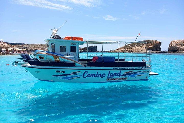 Comino: Blue Lagoon, Crystal Lagoon, Gozo, Sea Caves Cruise