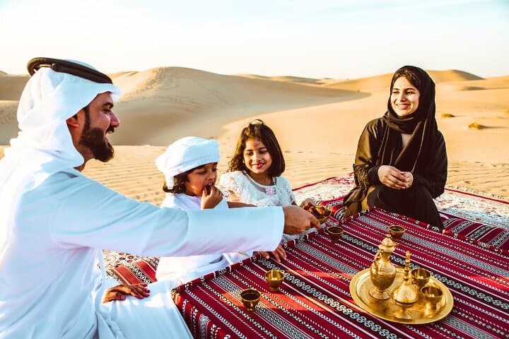 Dubai Desert Safari with Quad bike Camel Riding BBQ Dinner &Sofa
