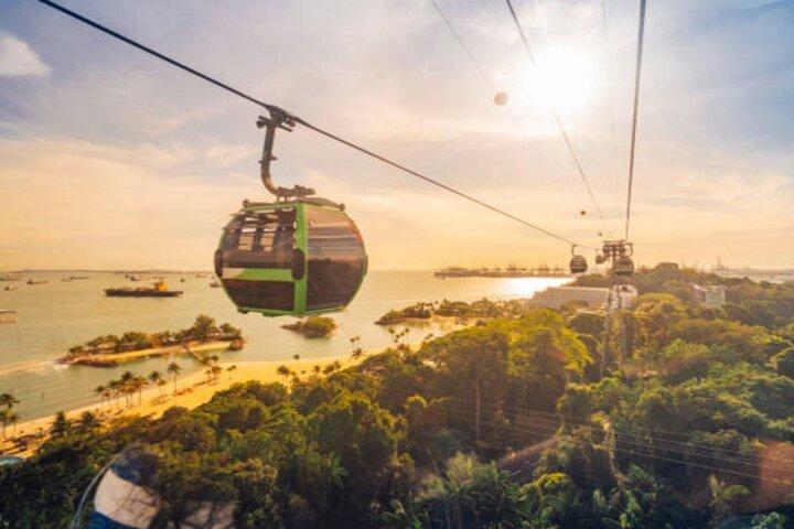 Sentosa kabelbaan Wings of Time SkyHelix en enkele reis transfer