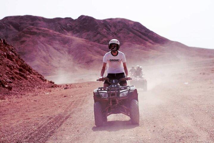 Hurghada Sunset Desert Safari ATV Quad Camel Ride Beduinengrill
