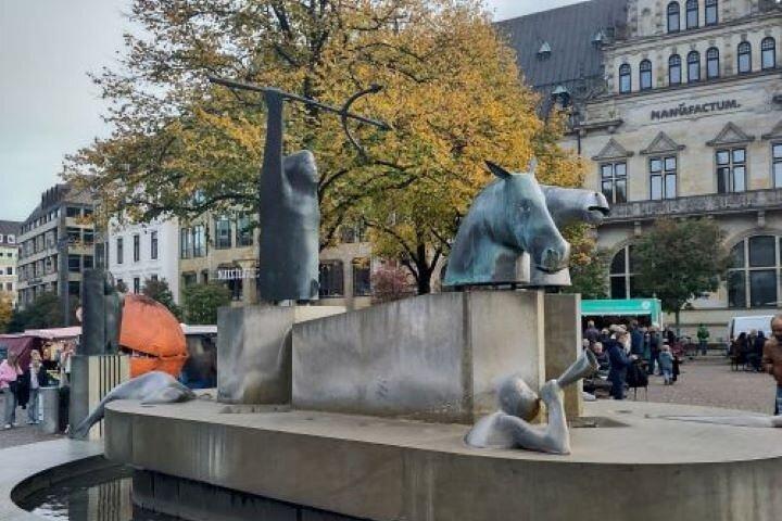 En självguidad ljudtur i Bremens gamla stadsdel