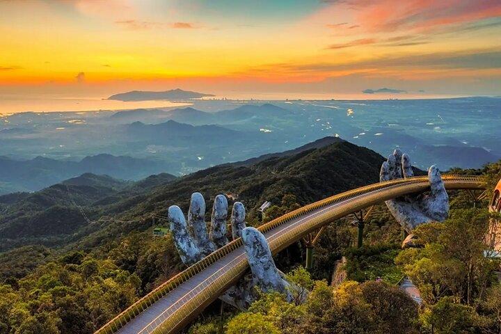 Golden Bridge Ba Na Hills Heldagstur från Da Nang