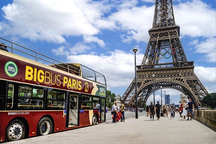 Paris Big Bus Hop-on Hop-off and Seine River Cruise