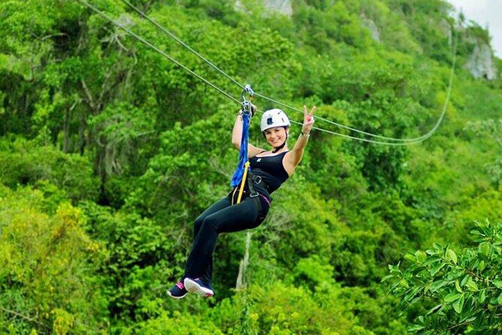 Tour di Zip Line o Tirolina Canopy da Punta Cana