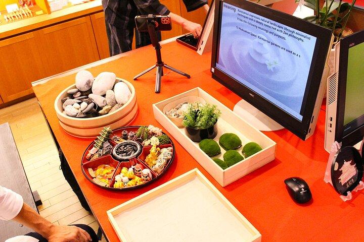 Miniatuur Japanse Zen Garden Crafting + Thee-ervaring