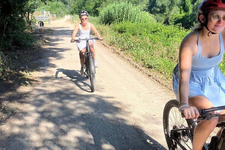 LUCCA la piste cyclable Puccini et le lac Massacciuccoli