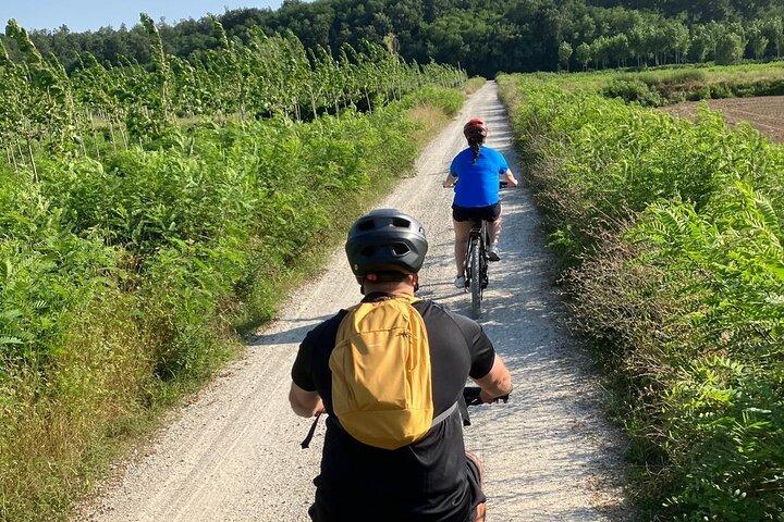 LUCCA la piste cyclable Puccini et le lac Massacciuccoli