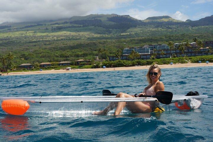 クリアボトムグラスカヤックレンタル|MAUI|安全で安定したカヤック