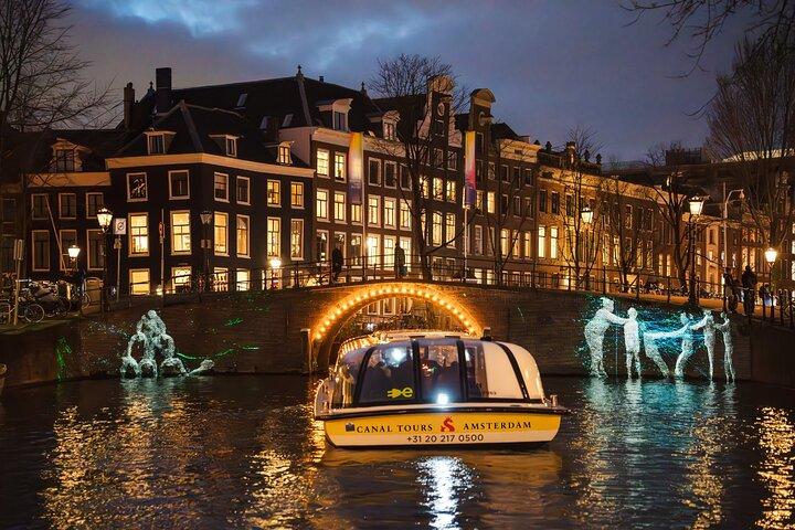 Amsterdam Light Festival Cruise in heated Boat