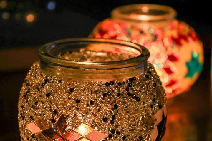 Istanbul Mosaic Candle Holder Workshop in Old Town