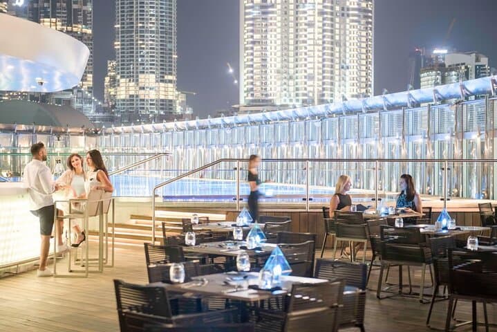 Burj Khalifa 124 Lunch or Dinner at Rooftop, The Burj Club