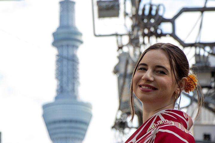 Asakusa Kimono Photography Tour (opção privada disponível)