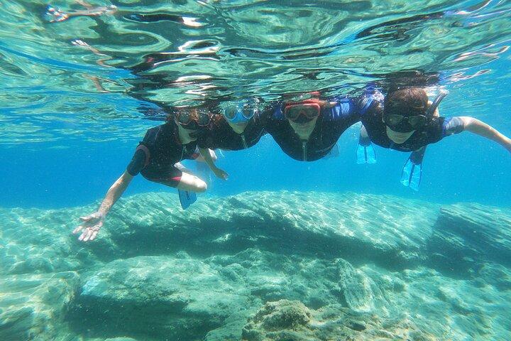 Heraklion : Bootssafari mit geführter Schnorchel- / Tauchtour.