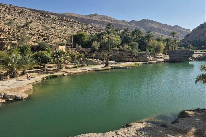Wadi Bani Khalid e Wahiba Sands Desert com observação do pôr do sol