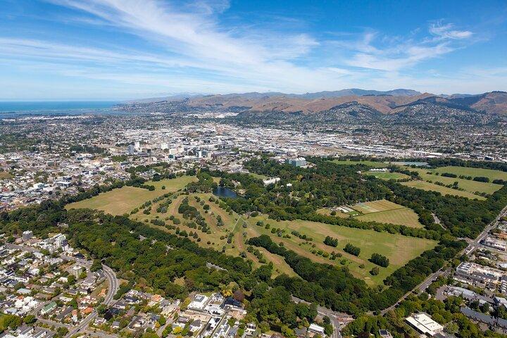 Da Christchurch per Akaroa con Garden City Helicopters Christchurch