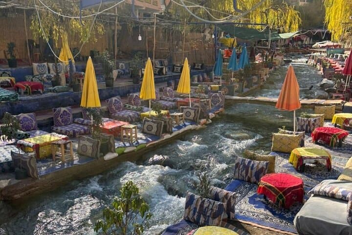 Marrakech: Ourika falls, Atlas Mountain & Riverside Delux Lunch
