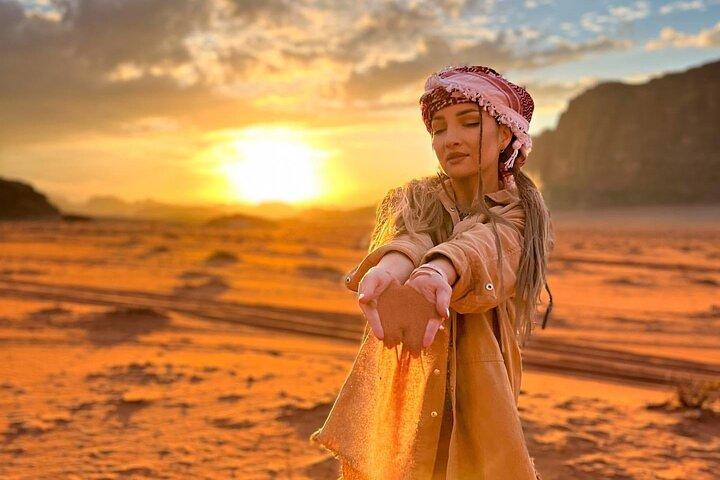 Excursão guiada completa de Petra e Wadi Rum a partir de Amã ou do Aeroporto