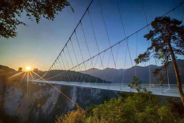 1 - Dag Mini gruppe og private ture til Glass Bridge & Mt. Tianmen