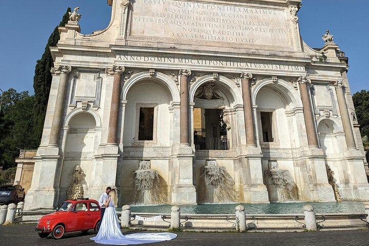 Voor altijd begint in Rome: Trouwfotoshoot bij Colosseum