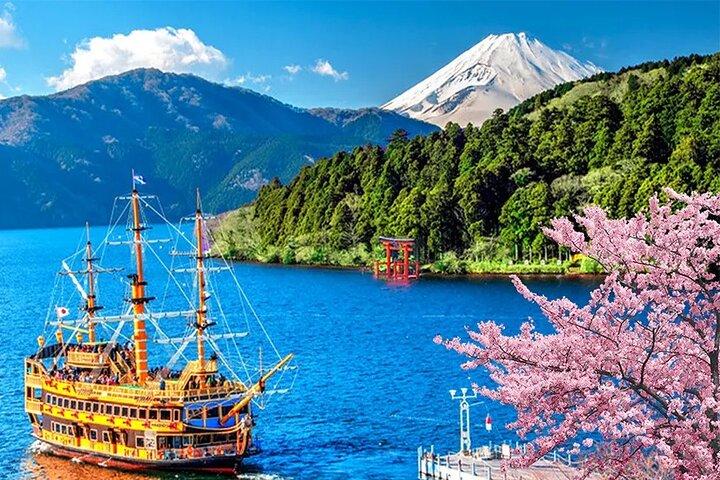 Mt. Fuji, Hakone, Owakudani, Lake Yamanaka Tour (Hakone Ropeway)