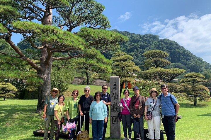 Abholung vom Hafen: Kagoshima Private Tour, lizenzierter Reiseführer und Fahrzeug