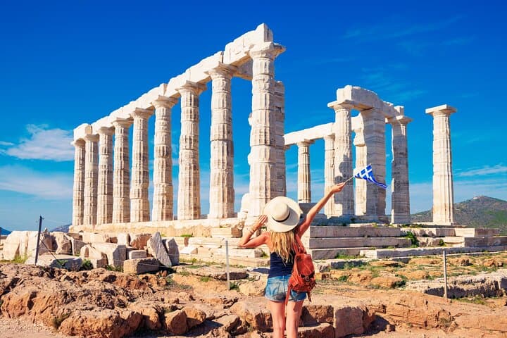 Private Sunset Tour of Cape Sounion, Temple of Poseidon & Athens Riviera