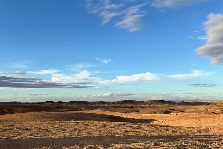 Agafay Desert Sunset and Dinner Show Quad Bike Camels