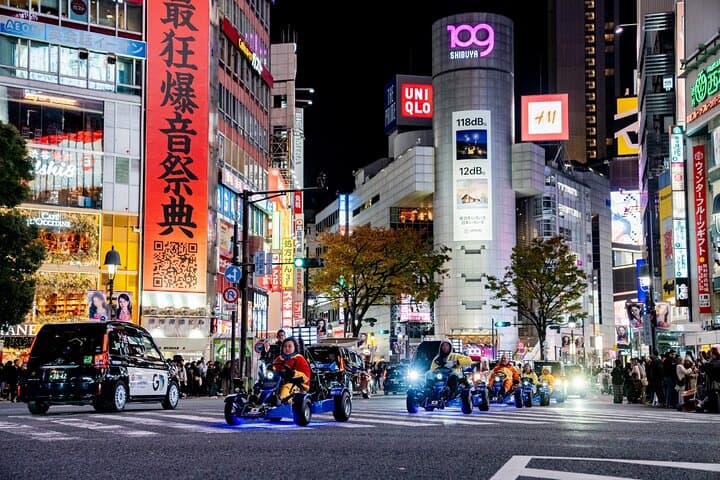 Tokyo Go-Kart Experience Shibuya and Tokyo Tower (IDP Required)