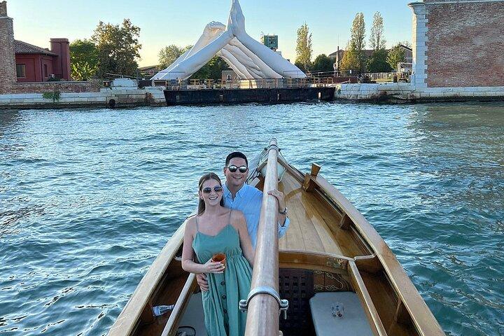 Venice : Magic at Sunset by Vintage Boat (Small Group)