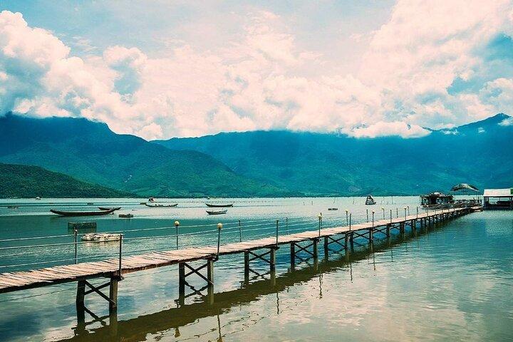 Hai Van Pass och Lang Co Lagoon Motorcykeltur från Da Nang