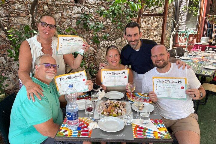 Clase de cocina Cannoli en Taormina