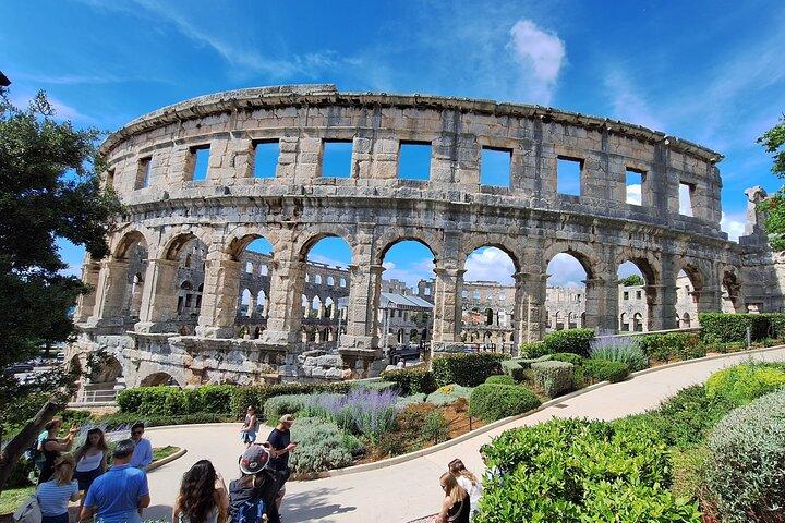 Le meilleur de l'Istrie : Amphithéâtre Pula + Rovinj + Hum Tour