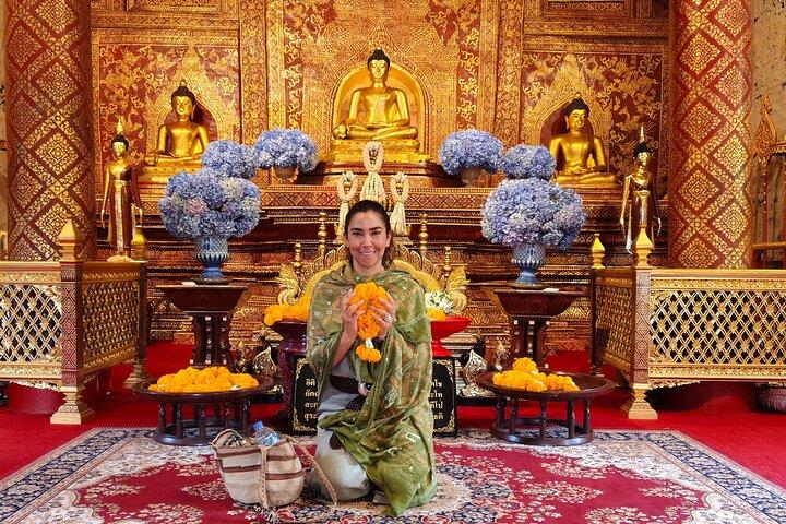 Visite à pied du temple de Chiang Mai et méditation avec un ancien moine 1