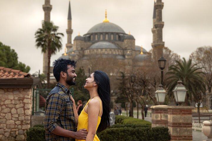 Private Photoshoot at Hagia Sophia and Blue Mosque in Istanbul