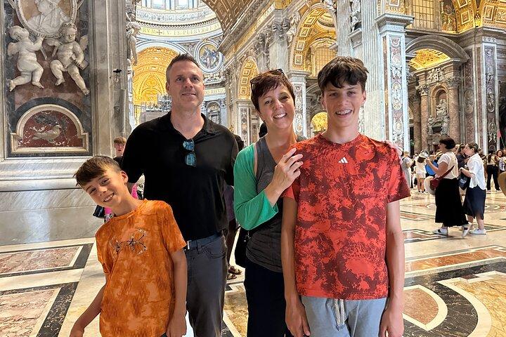 Tour del Vaticano a misura di bambino con Cappella Sistina