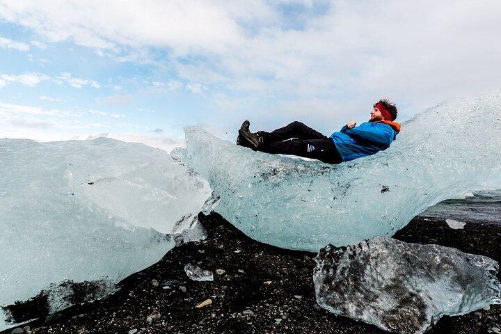 2 - Day Sydkusten och Ice Cave Adventure från Reykjavik