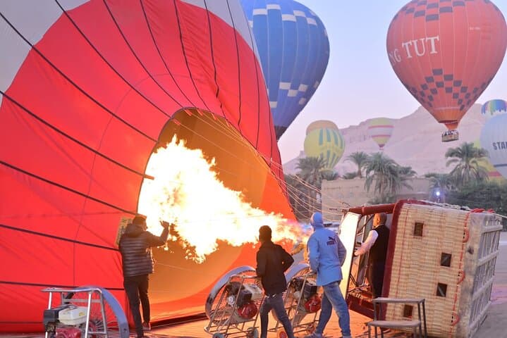 Luxor Sunrise Hot Air Balloon & Valley of the Kings Private Tour