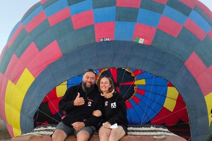 Balloon flight in Teotihuacan from Mexico City