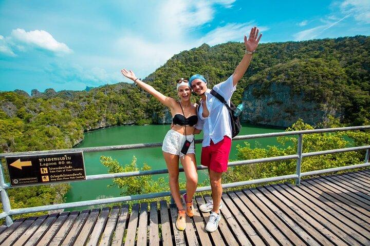 Koh Samui Ang Thong marinpark dagstur med segelbåt